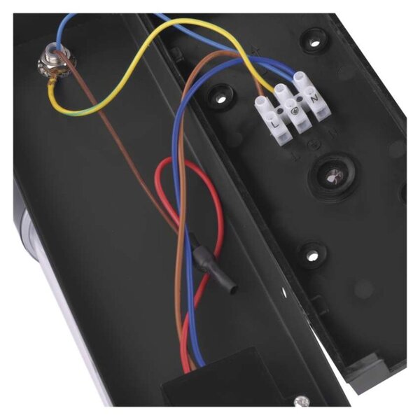 EMOS LED zahradní nástěnné svítidlo s čidlem soumraku, 12,8 x 8 x 27 cm, 1 x E27, 15 W 1554000008