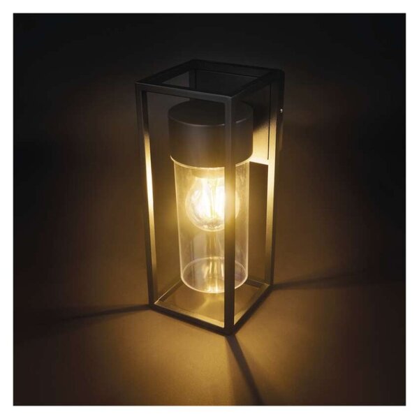 EMOS LED zahradní nástěnné svítidlo, 12,8 x 11 x 27 cm, 1 x E27, 15 W 1554000012