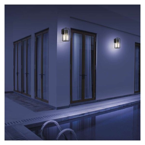 EMOS LED zahradní nástěnné svítidlo, 12,8 x 11 x 27 cm, 1 x E27, 15 W 1554000012