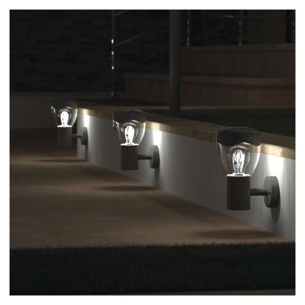 EMOS LED zahradní nástěnné svítidlo, 16,4 x 12 x 23 cm, 1 x E27, 15 W 1554000001