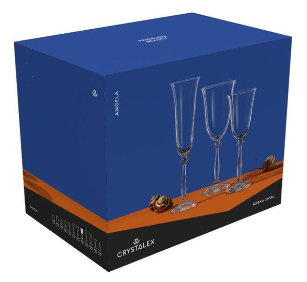 BOHEMIA ANGELA SKLENICE NA BRANDY 400ML SADA 6KS