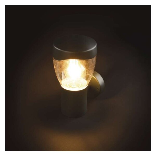 EMOS LED zahradní nástěnné svítidlo, 16,4 x 12 x 23 cm, 1 x E27, 15 W 1554000001