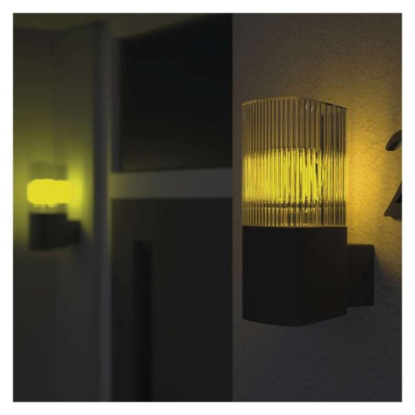 EMOS LED zahradní nástěnné svítidlo, 11,9 x 10,6 x 21,8 cm, 1 x E27, 25 W 1554000013