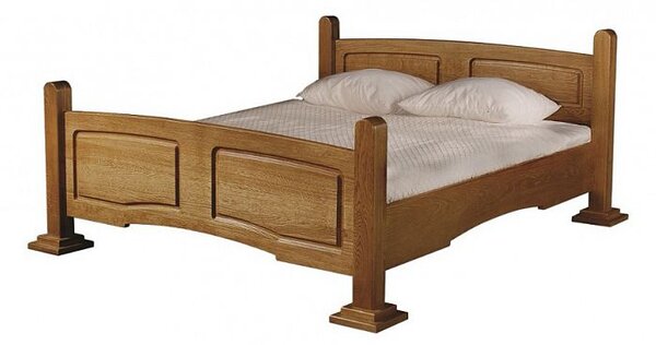 KOLUMBUS postel 160, dřevo dub