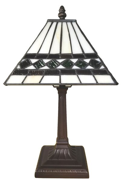 Stolní Tiffany lampa Yolande - 20*20*34 cm - Clayre & Eef
