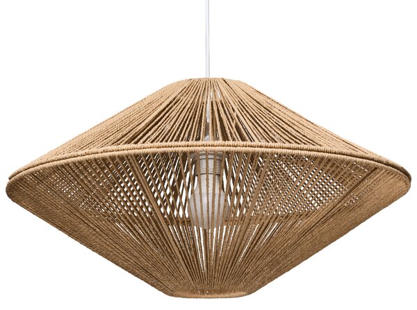 Závěsná lampa CAVES Papírové lano Přírodní
