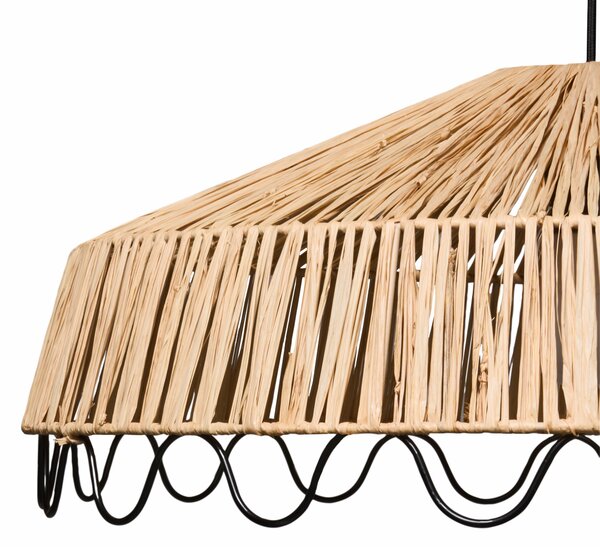 Závěsná lampa ARENAL Proutí Přírodní