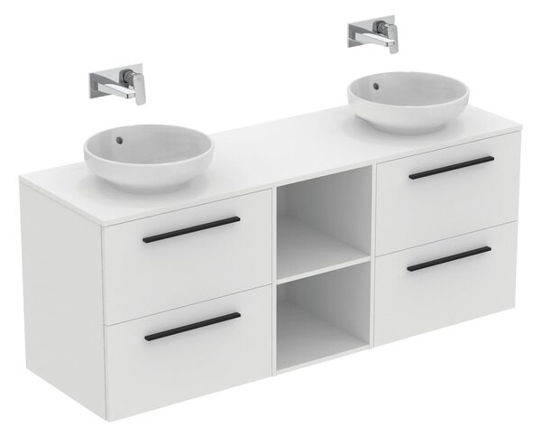 Antracitová závěsná skříňka pod umyvadlo 80x63 cm i.Life B – Ideal Standard