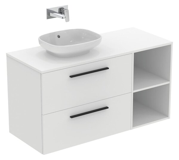 Antracitová závěsná skříňka pod umyvadlo 80x63 cm i.Life B – Ideal Standard