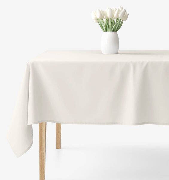 Goldea hranatý ubrus 100% bavlněné plátno - slonová kost 120 x 120 cm