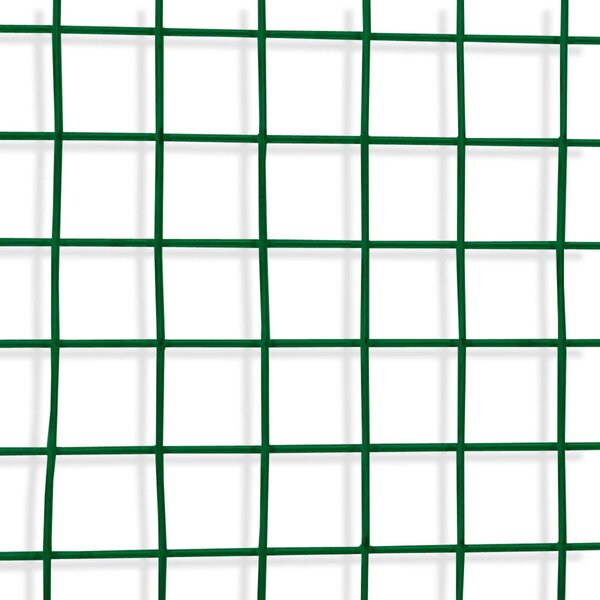 Voliérový drát pro ohrady, ochranu rostlin a pomůcky pro šplhání zelený PVC potah 50 cm x 10 m