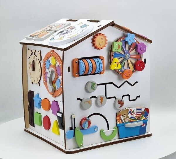 2Kids Toys - Activity board domeček bílá