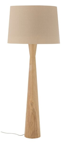 Béžová stojací lampa s textilním stínidlem (výška 130 cm) Leonor – Bloomingville