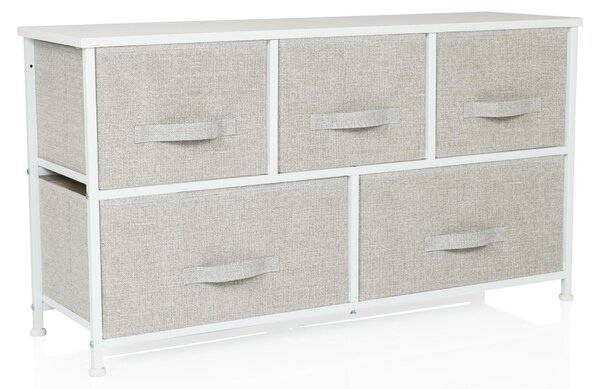 Hjh LIVING Komoda s 5 zásuvkami FOLDAR Příborník 55,0 x 100,0 x 30,0 cm