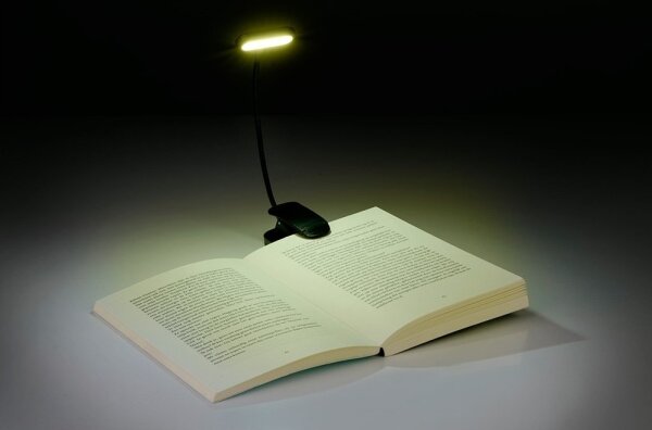 Grundig - LED Nabíjecí stolní lampa s klipem LED/5V 400 mAh černá