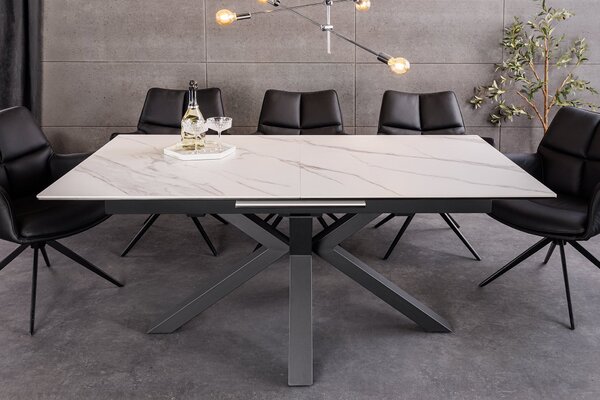 Jídelní stůl ETERNITY MRAMOR 160-200 CM keramika rozkládací Nábytek | Jídelní prostory | Jídelní stoly | Rozkládací