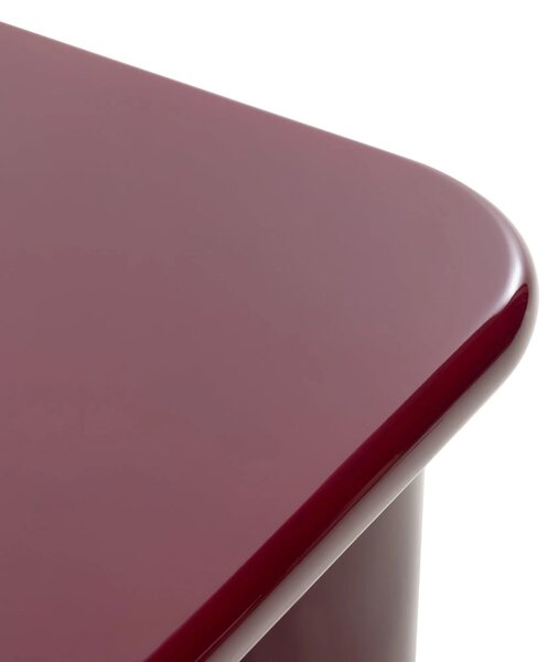 Hector Konferenční stolek Cherry 70 cm vínový/třešňový