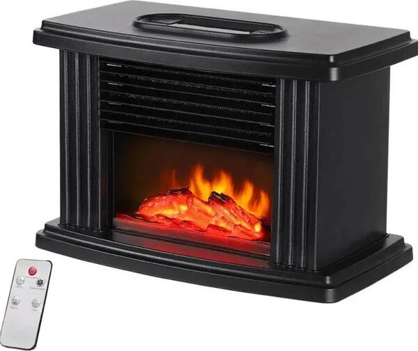 3D plamenový ventilátorový ohřívač s dálkovým ovládáním Vnitřní elektrický krb Zimní ohřívač pro domácnost