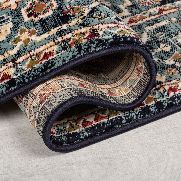 Tmavě modrý běhoun 66x300 cm Gillingham – Flair Rugs