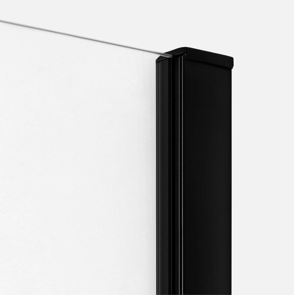New Trendy Prime Black sprchové dveře 150 cm posuvné černá matný/průhledné sklo D-0327A