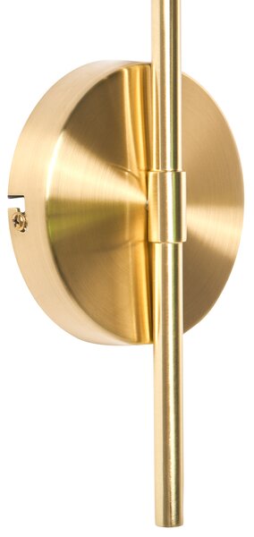 Sada 2 nástěnných lamp SUMPUL Zlatá Kov