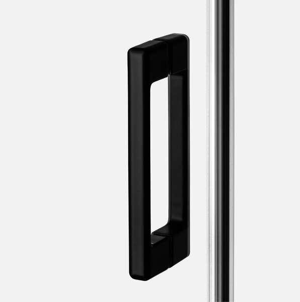 New Trendy Prime Black sprchové dveře 150 cm posuvné černá matný/průhledné sklo D-0327A
