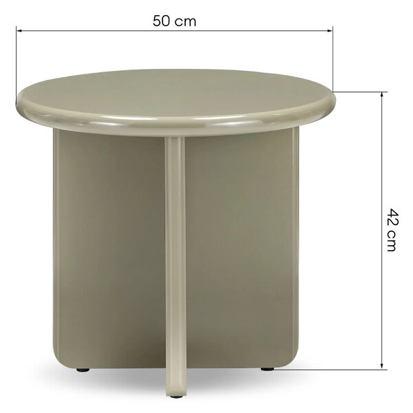 Hector Konferenční stolek Vivid 50 cm olivový