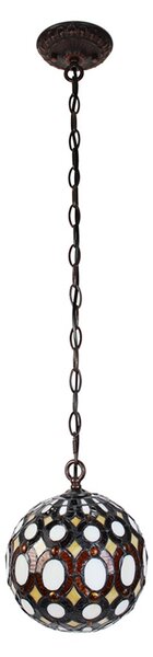 Závěsné svítidlo Tiffany Gulia - Ø 20*116 cm E14/max 1*25W - Clayre & Eef