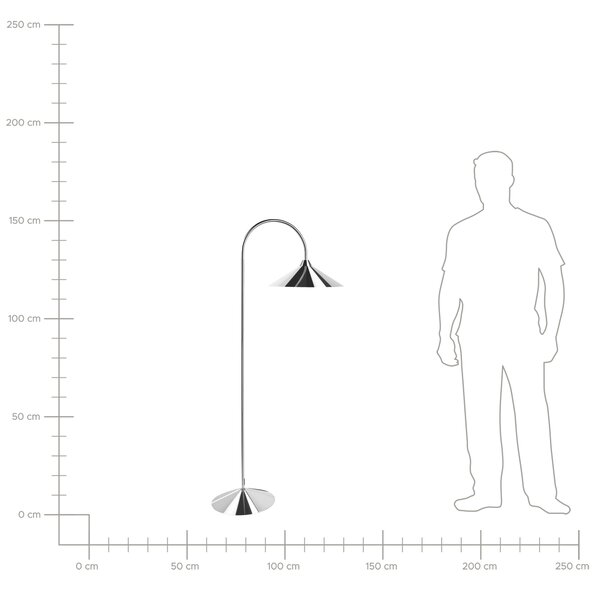 Stojací lampa SAVEGRE Kov Stříbrná