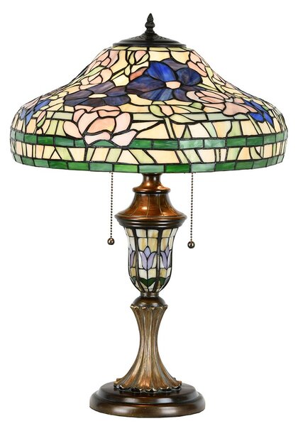 Stolní lampa Tiffany Destini - 46x60 cm E27/max 2x60W - Clayre & Eef