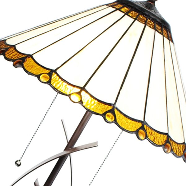 Stolní lampa Tiffany Elegant - 41*69 cm E27/max 2*60W - Clayre & Eef