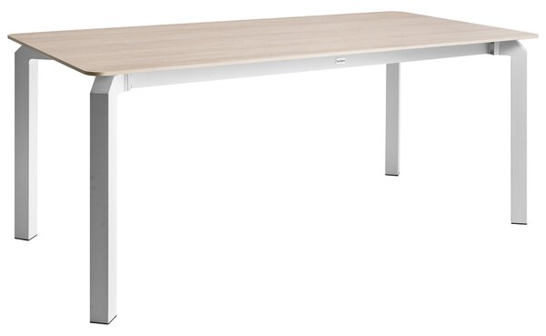 Zahradní jídelní stůl FELETTO 180 cm 90 cm Kámen Travertinový efekt