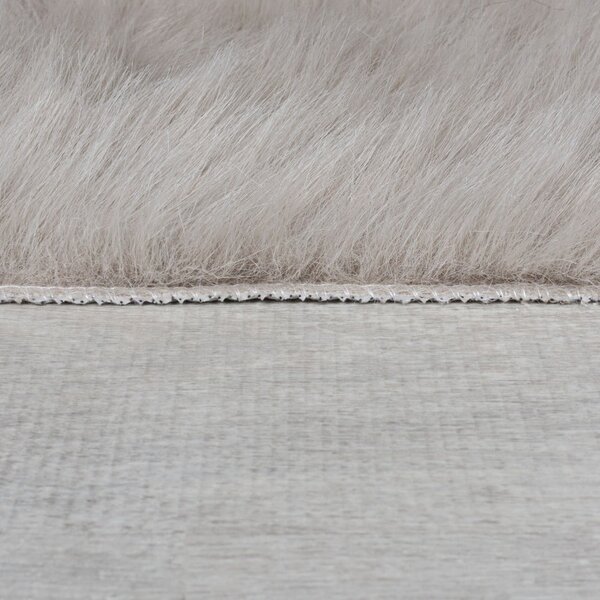Hnědá syntetická kožešina 80x150 cm Alpine Faux Fur – Flair Rugs