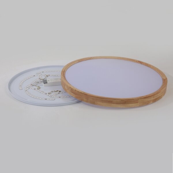 Brilagi - LED Stropní svítidlo WOODROUND LED/40W/230V 3000/4000/6000K pr. 60 cm