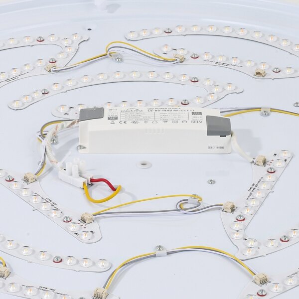 Brilagi - LED Stropní svítidlo WOODROUND LED/40W/230V 3000/4000/6000K pr. 60 cm