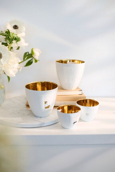 Räder Porcelánový svícen Cat Visit
