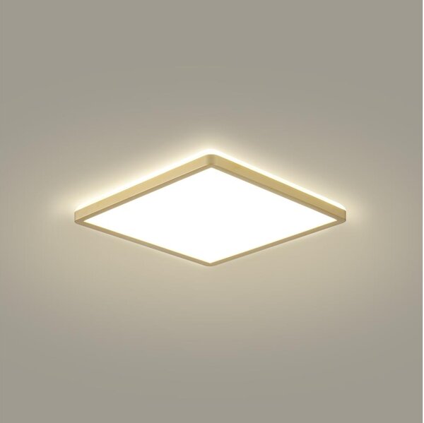 Brilagi - LED Koupelnové svítidlo ULTRA SLIM LED/18W/230V 30x30 cm zlatá IP54