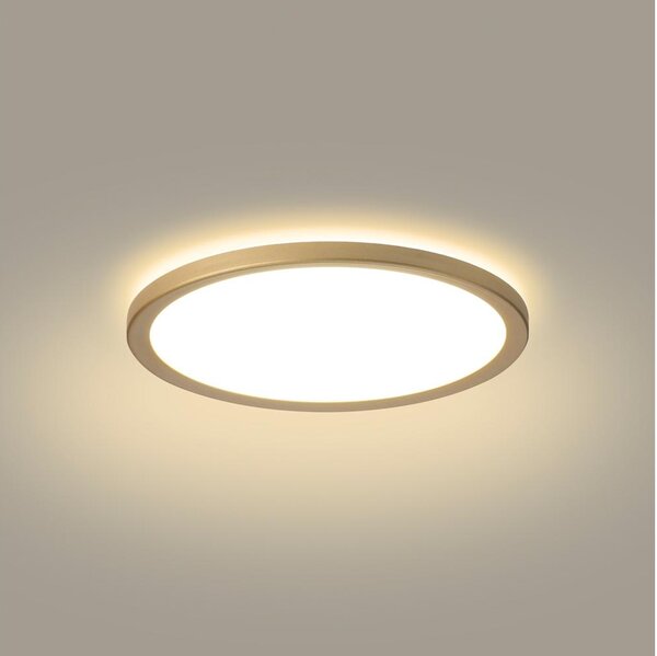 Brilagi - LED Koupelnové svítidlo ULTRA SLIM LED/12W/230V pr. 22,5 cm zlatá IP54