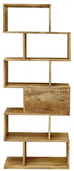 Knihovna Manu 60x150x30 z mangového dřeva