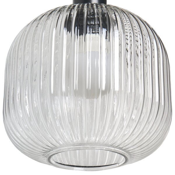 Sada 2 nástěnných lamp COMAPALA Kov Černá