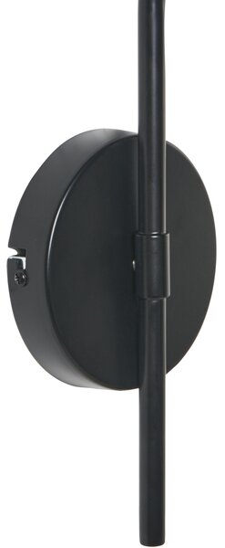 Sada 2 nástěnných lamp COMAPALA Kov Černá