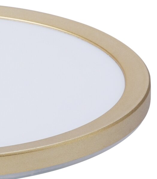 Brilagi - LED Koupelnové svítidlo ULTRA SLIM LED/24W/230V pr. 42 cm zlatá IP54