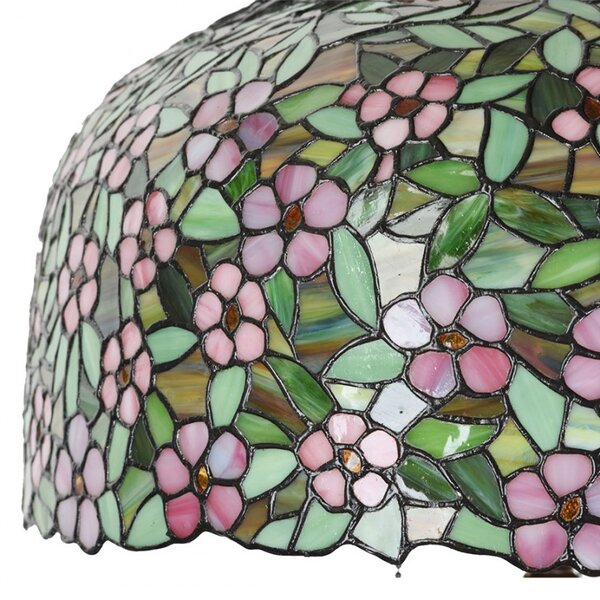 Barevná stolní lampa Tiffany Flower Garden - Ø 46*72cm - Clayre & Eef