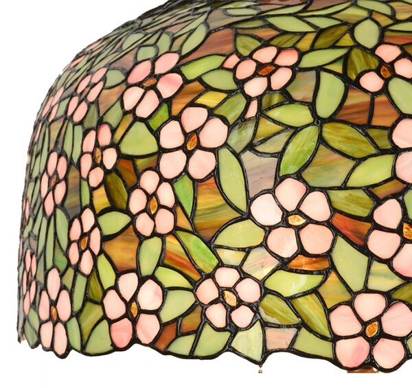 Barevná stolní lampa Tiffany Flower Garden - Ø 46*72cm - Clayre & Eef