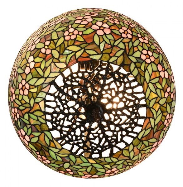 Barevná stolní lampa Tiffany Flower Garden - Ø 46*72cm - Clayre & Eef