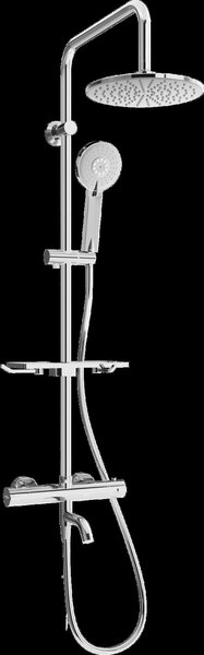 Mexen - KT40 sprchový set s termostatickou vanovou baterií Kai, chromová, 779004093-00