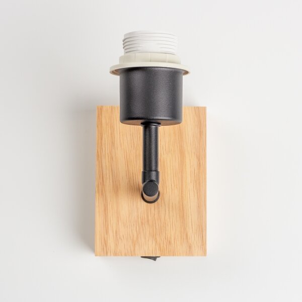 Brilagi - Nástěnná lampa BOBO WOOD 1xE27/25W/230V dub/černá/bílá/zelená/džungle