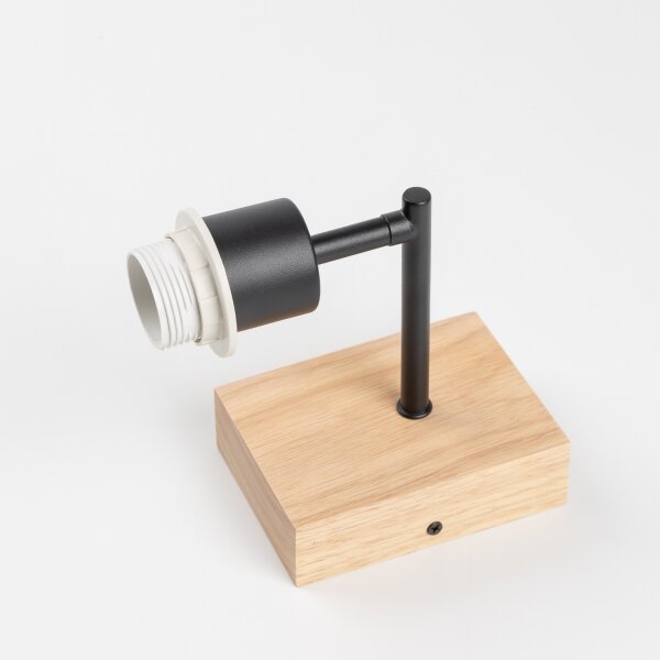 Brilagi - Nástěnná lampa BOBO WOOD 1xE27/25W/230V dub/černá/bílá/růžová/baletky