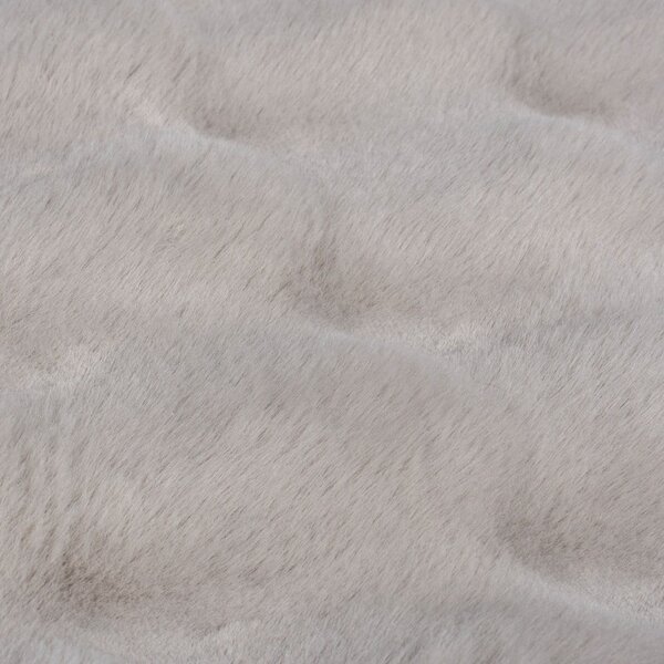 Světle šedá syntetická kožešina 180x290 cm Waffle Faux Fur – Flair Rugs