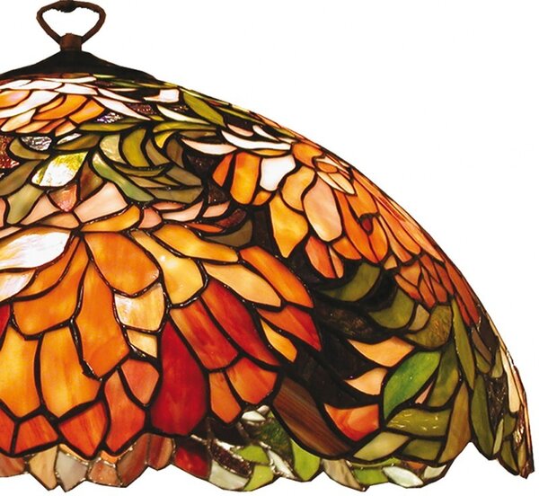 Květované stínidlo Tiffany Garden - Ø 50*24 cm - Clayre & Eef